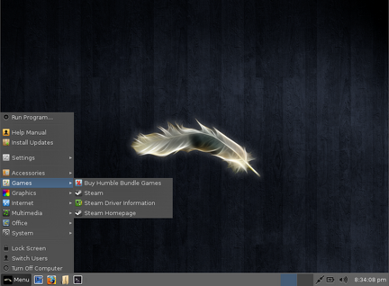 games menu