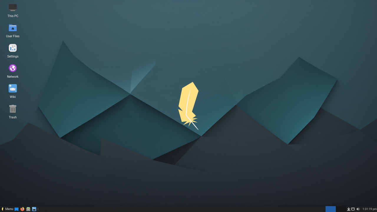 Przegląd pulpitu Linux Lite