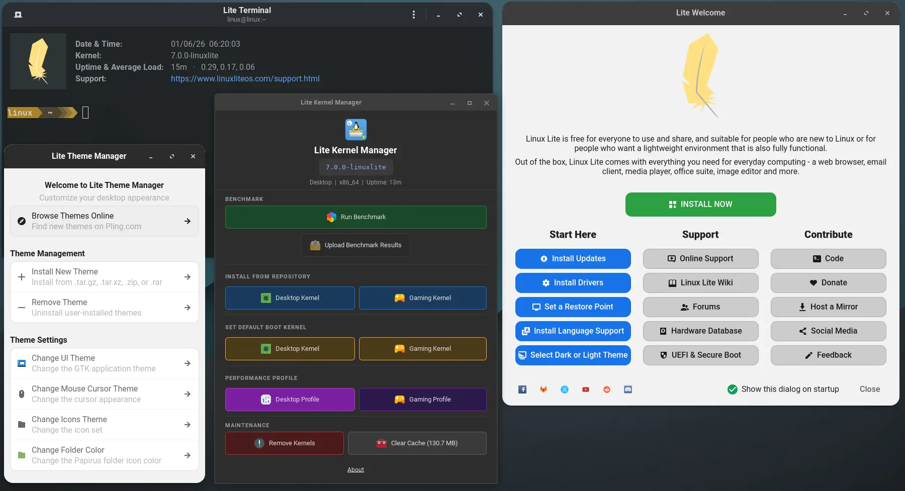 Aplikacje oprogramowania Linux Lite