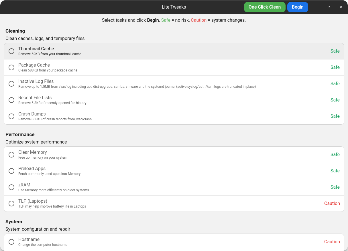 Dostosowywanie i ustawienia Linux Lite
